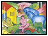 Franz Marc - Der Traum  auf Leinwandbild gerahmt Größe 80x60