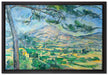 Paul Cézanne  - Mont Sainte-Victoireca  auf Leinwandbild gerahmt Größe 60x40