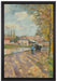 Camille Pissarro - CHEMIN DE LÉCLUSE SAINT-OUEN-L?AUM  auf Leinwandbild gerahmt Größe 60x40