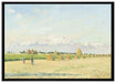 Camille Pissarro - Landscape with Wheat Field  auf Leinwandbild gerahmt Größe 100x70