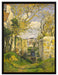 Camille Pissarro - Landscape from Pontoise   auf Leinwandbild gerahmt Größe 80x60
