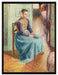 Camille Pissarro - PETITE BONNE FLAMANDE DITE LA ROSA  auf Leinwandbild gerahmt Größe 80x60