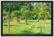 Camille Pissarro - Le jardin à Éragny  auf Leinwandbild gerahmt Größe 60x40