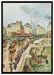 Camille Pissarro - Pont Neuf auf Leinwandbild gerahmt Größe 100x70