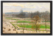Camille Pissarro - The Garden of the Tuileries I  auf Leinwandbild gerahmt Größe 60x40