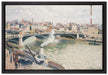 Camille Pissarro - Morning An Overcast Day Rouen   auf Leinwandbild gerahmt Größe 60x40