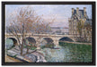 Camille Pissarro - Pont Royal and the Pavillon De Flore  auf Leinwandbild gerahmt Größe 60x40