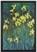 Claude Monet - Gelbe Schwertlilien   auf Leinwandbild gerahmt Größe 60x40