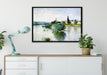 Claude Monet - LA SEINE À LAVACOURT  auf Leinwandbild gerahmt verschiedene Größen im Wohnzimmer
