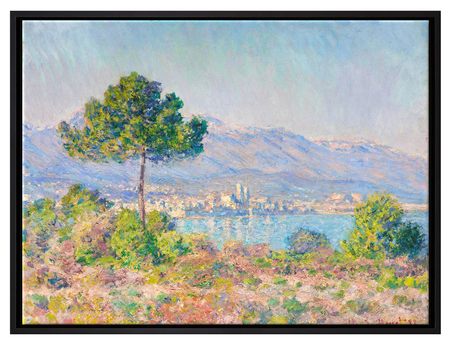 Claude Monet - Antibes vue du plateau Notre Dame  auf Leinwandbild gerahmt Größe 80x60