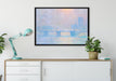Claude Monet - Le Soleil sur la Tamise à Londres broui auf Leinwandbild gerahmt verschiedene Größen im Wohnzimmer