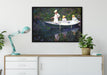 Claude Monet - En norvégienne auf Leinwandbild gerahmt verschiedene Größen im Wohnzimmer