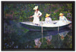 Claude Monet - En norvégienne  auf Leinwandbild gerahmt Größe 60x40