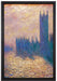 Claude Monet - Claude Monet - Das Parlament von London  auf Leinwandbild gerahmt Größe 60x40