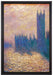 Claude Monet - Claude Monet - Das Parlament von London  auf Leinwandbild gerahmt Größe 60x40