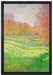 Claude Monet - Wiese in Giverny  auf Leinwandbild gerahmt Größe 60x40
