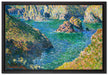 Claude Monet - Port Donnant Belle Ile   auf Leinwandbild gerahmt Größe 60x40