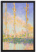 Claude Monet - Pappeln    auf Leinwandbild gerahmt Größe 60x40