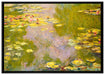 Claude Monet - Seerosen  II auf Leinwandbild gerahmt Größe 100x70