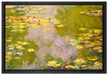 Claude Monet - Seerosen  II  auf Leinwandbild gerahmt Größe 60x40