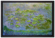 Claude Monet - Seerosen  VI  auf Leinwandbild gerahmt Größe 60x40