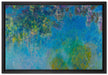 Claude Monet - GlyzinienWisteria  auf Leinwandbild gerahmt Größe 60x40
