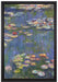Claude Monet - Seerosen  auf Leinwandbild gerahmt Größe 60x40