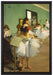 Edgar Degas - Die Tanzstunde   auf Leinwandbild gerahmt Größe 60x40