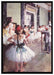 Edgar Degas - Die Balletstunde auf Leinwandbild gerahmt Größe 100x70