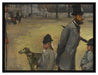 Edgar Degas - Place de la Concorde  auf Leinwandbild gerahmt Größe 80x60