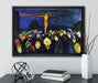 Edvard Munch - Golgotha  auf Leinwandbild gerahmt mit Kirschblüten