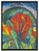 Ernst Ludwig Kirchner - GALGENBERG IN JENA   auf Leinwandbild gerahmt Größe 80x60