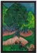 Ernst Ludwig Kirchner - Landschaft mit Maronenbaum   auf Leinwandbild gerahmt Größe 60x40