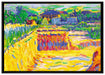 Ernst Ludwig Kirchner - Die Lehmgrube  auf Leinwandbild gerahmt Größe 100x70