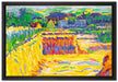 Ernst Ludwig Kirchner - Die Lehmgrube   auf Leinwandbild gerahmt Größe 60x40