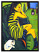 Ernst Ludwig Kirchner - Artistin Marzella  auf Leinwandbild gerahmt Größe 80x60