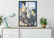 Ernst Ludwig Kirchner - Paar im Zimmer  auf Leinwandbild gerahmt verschiedene Größen im Wohnzimmer