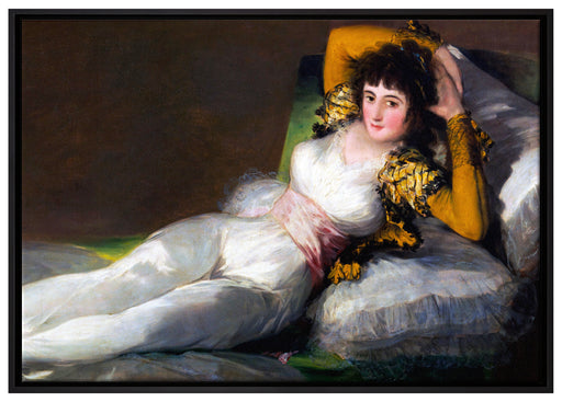 Francisco de Goya - Der dritte Mai Romantik auf Leinwandbild gerahmt Größe 100x70