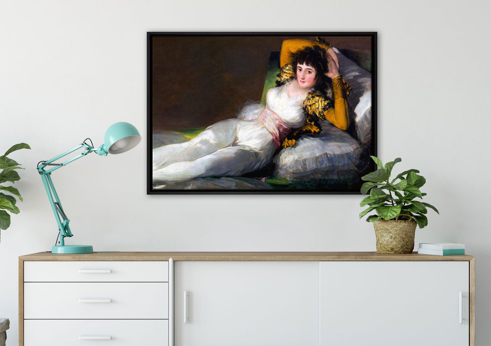 Francisco de Goya - Der dritte Mai Romantik auf Leinwandbild gerahmt verschiedene Größen im Wohnzimmer