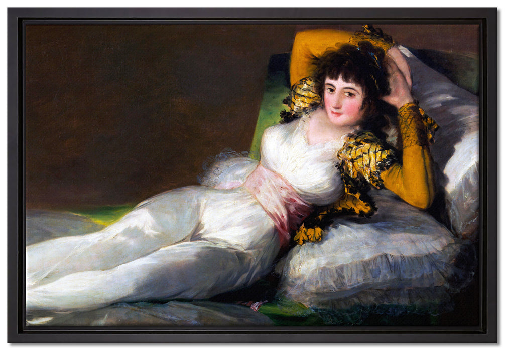Francisco de Goya - Der dritte Mai Romantik  auf Leinwandbild gerahmt Größe 60x40