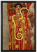 Gustav Klimt - Hygieia  auf Leinwandbild gerahmt Größe 60x40