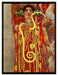 Gustav Klimt - Hygieia  auf Leinwandbild gerahmt Größe 80x60