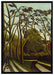 Henri Rousseau - The Redlist Naivismus auf Leinwandbild gerahmt Größe 100x70