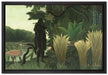 Henri Rousseau - Der Schlangenbeschwörer Naivismus  auf Leinwandbild gerahmt Größe 60x40