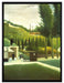 Henri Rousseau - Der Zoll   auf Leinwandbild gerahmt Größe 80x60