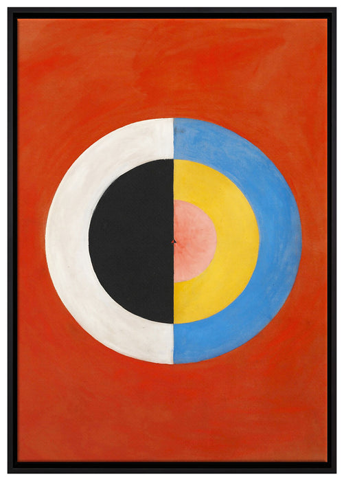 Hilma af Klint - Der Schwan II auf Leinwandbild gerahmt Größe 100x70