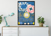 Hilma af Klint - The Ten Largest auf Leinwandbild gerahmt verschiedene Größen im Wohnzimmer