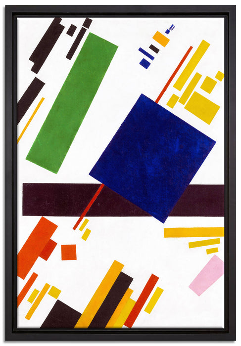 Kasimir Malewitsch - Suprematist Komposition  auf Leinwandbild gerahmt Größe 60x40