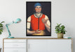 Kasimir Malewitsch - Arbeiterin Abstrakte Malerei Abst auf Leinwandbild gerahmt verschiedene Größen im Wohnzimmer