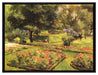 Max Liebermann - Wannseegarten   auf Leinwandbild gerahmt Größe 80x60